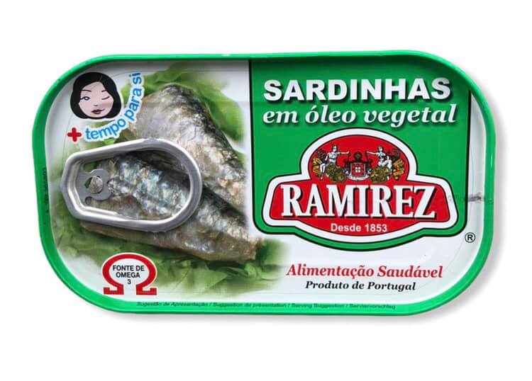 ★ EM FALTA ★ Sardinha em Óleo Vegetal RAMIREZ 125g