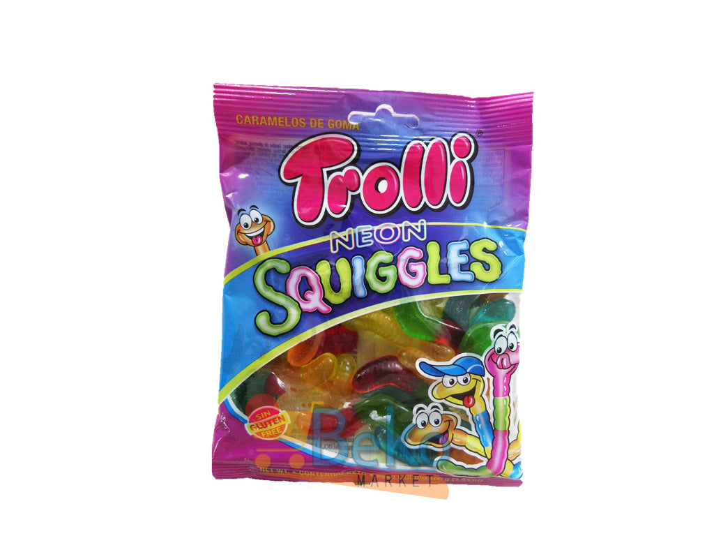 TROLLI NEON SQUIGGLES 100g jelly beans