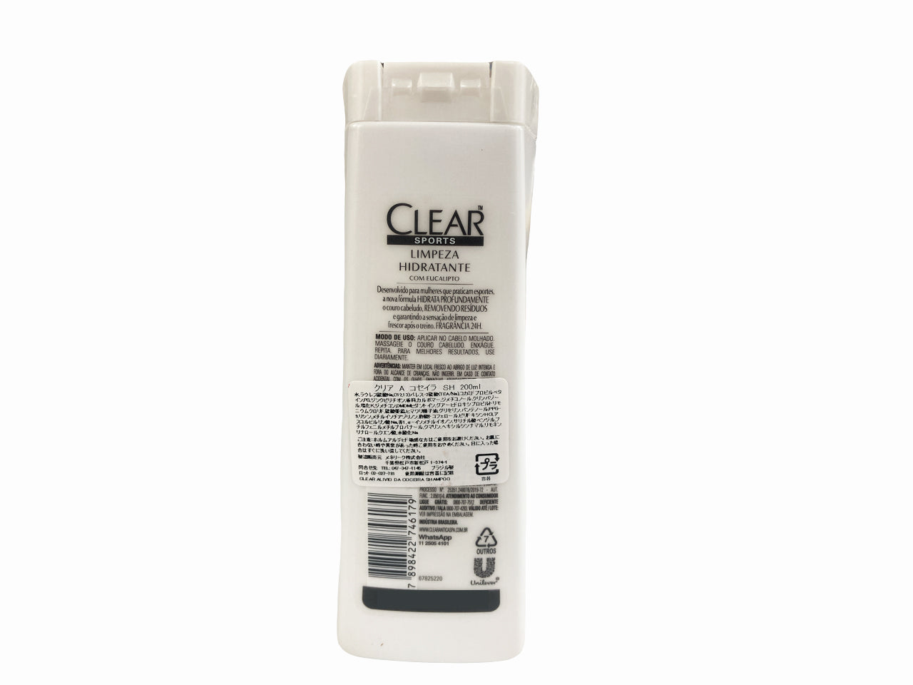 Shampoo Men Anticaspa Limpeza Hidratante CLEAR 200ml