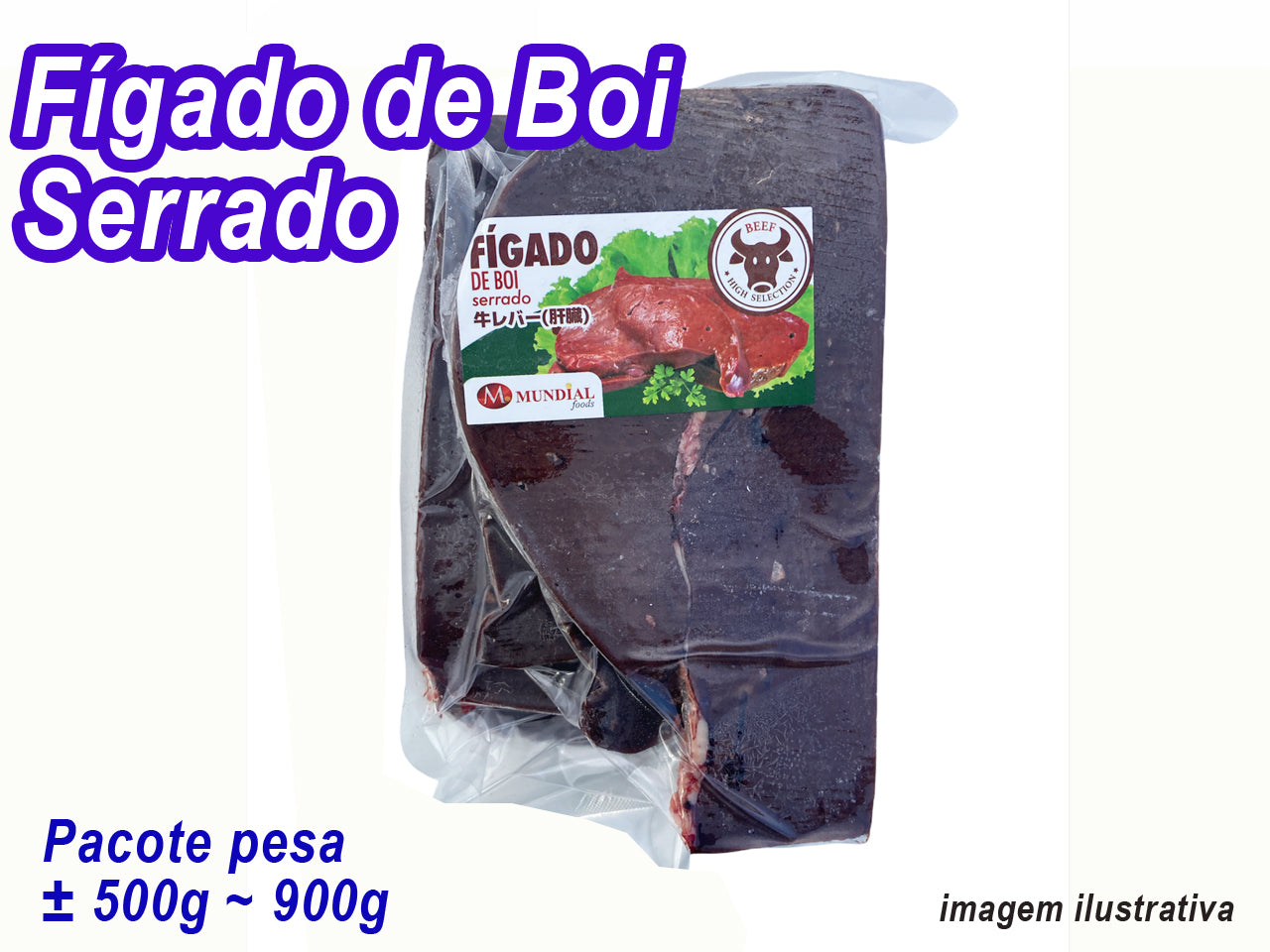 Fígado de Boi Serrado MUNDIAL