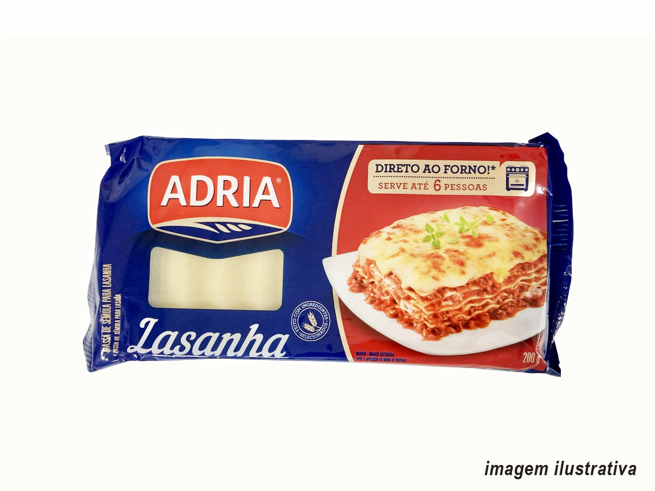 ★ EM FALTA ★ Lasanha ADRIA 200g