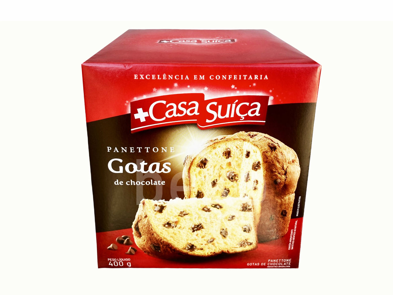 Panettone Gotas de Chocolate CASA SUIÇA 400g