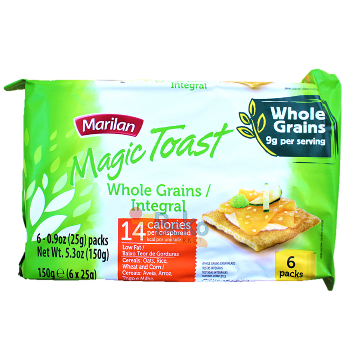 ★ EM FALTA ★ Bolacha Magic Toast Integral MARILAN 150g