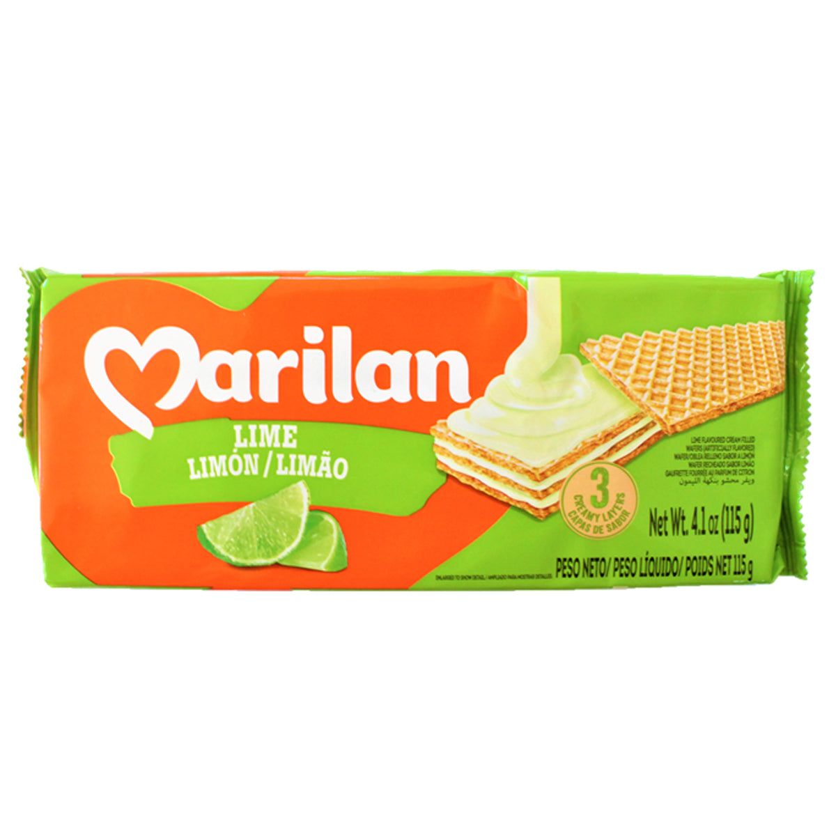 strawberry wafer biscuit MARILAN 115g
