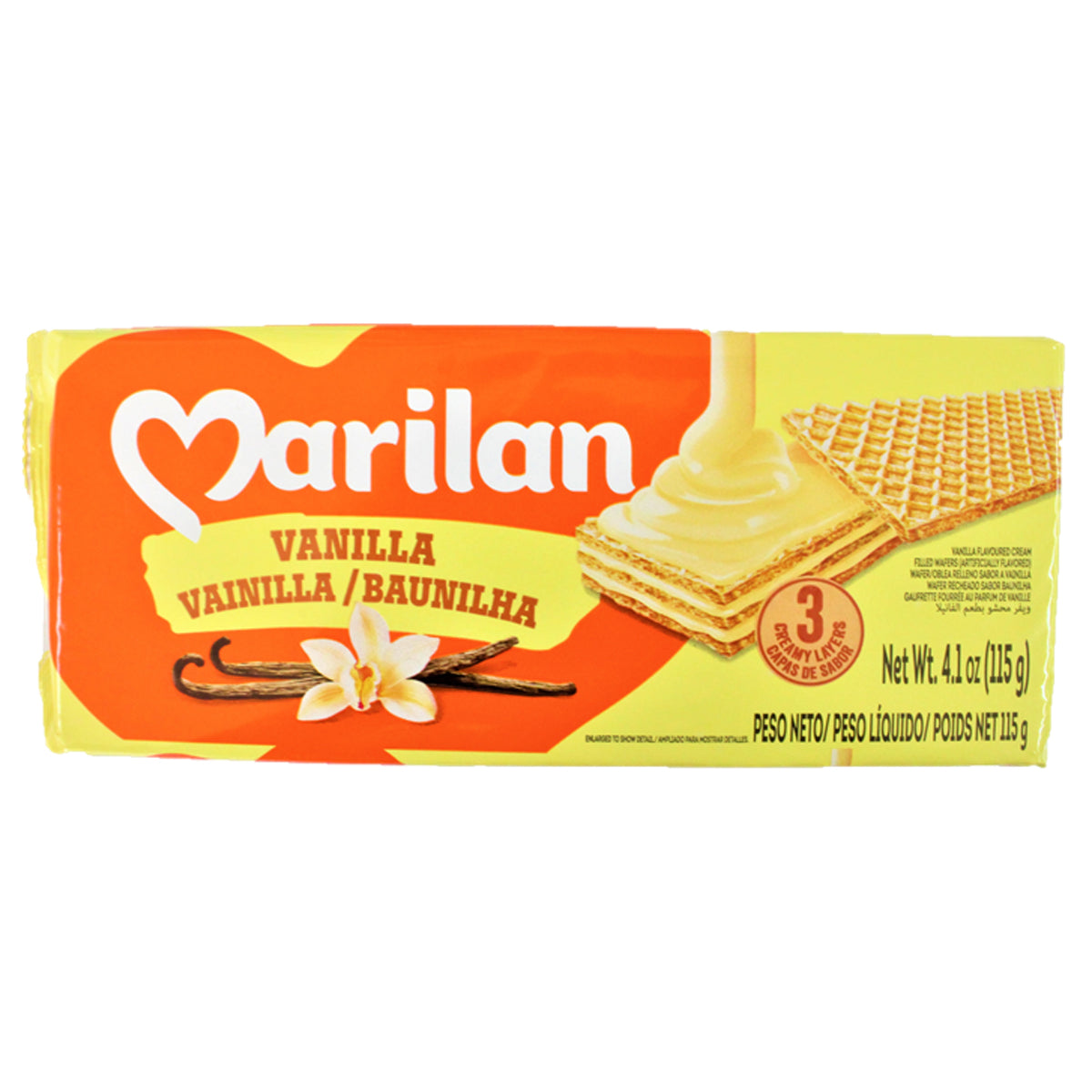 strawberry wafer biscuit MARILAN 115g