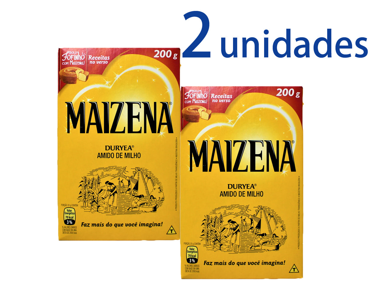 ★ EM FALTA ★ Amido de Milho MAIZENA 200g 2 unidades ¥730