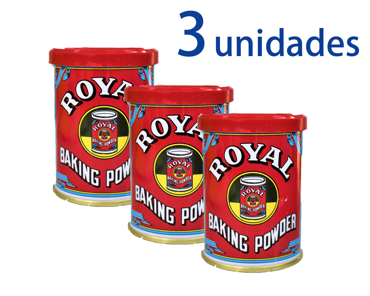 Fermento em Pó ROYAL 113g 3 unidades ¥999
